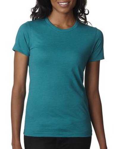 Next Level Apparel 6610 Ladies' CVC T-Shirt - Teal - HIT a Double