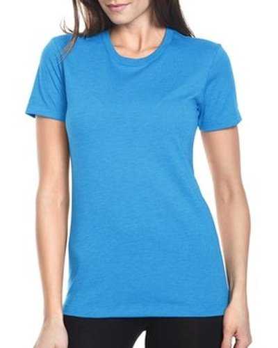 Next Level Apparel 6610 Ladies' CVC T-Shirt - Turquoise - HIT a Double