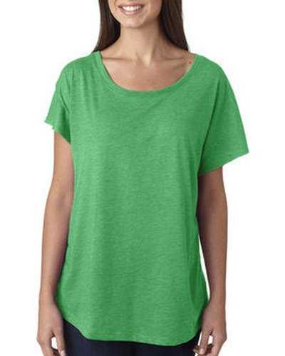 Next Level Apparel 6760 Ladies' Triblend Dolman T-Shirt - Enavy - HIT a Double
