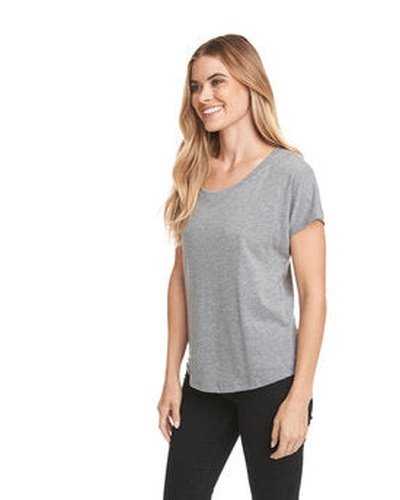 Next Level Apparel 6760 Ladies' Triblend Dolman T-Shirt - Premium Heather - HIT a Double
