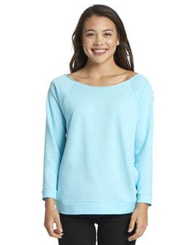 Next Level Apparel 6951 Ladies&#39; French Terry 3/4 Sleeve Raglan - Cancun - HIT a Double