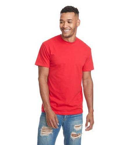 Next Level Apparel 7410S Adult Power Crew T-Shirt - Red - HIT a Double