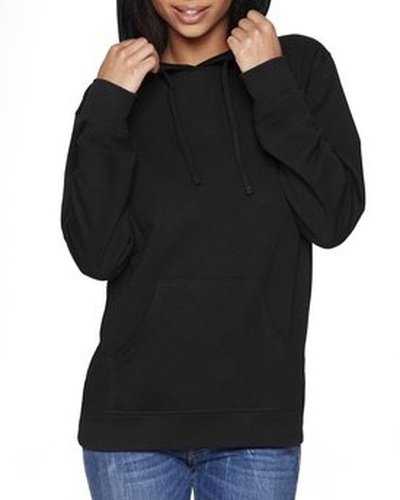 Next Level Apparel 9301 Unisex French Terry Pullover Hoodie - Black Black - HIT a Double