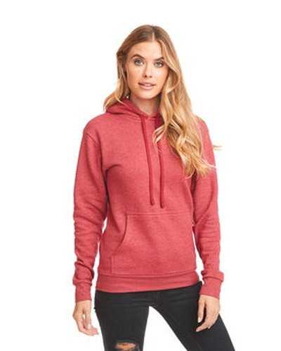 Next Level Apparel 9302 Unisex Pch Pullover Hooded Sweatshirt - Heather Cardinal - HIT a Double