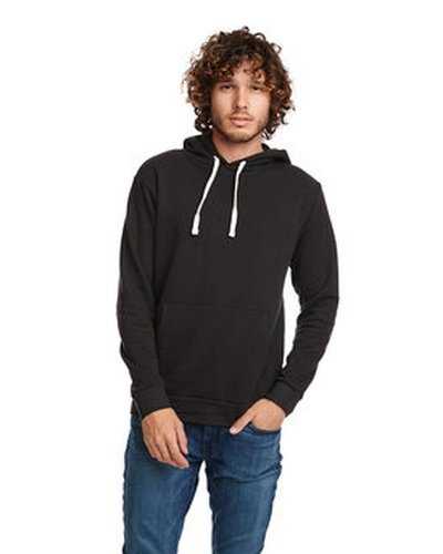 Next Level Apparel 9303 Unisex Santa Cruz Pullover Hooded Sweatshirt - Black - HIT a Double