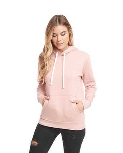 Next Level Apparel 9303 Unisex Santa Cruz Pullover Hooded Sweatshirt - Desert Pink - HIT a Double