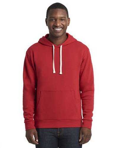 Next Level Apparel 9303 Unisex Santa Cruz Pullover Hooded Sweatshirt - Red - HIT a Double
