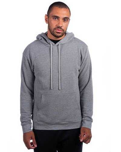 Next Level Apparel 9304 Adult Sueded French Terry Pullover Sweatshirt - Heather Gray - HIT a Double