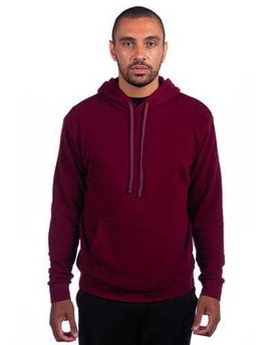 Next Level Apparel 9304 Adult Sueded French Terry Pullover Sweatshirt - Maroon - HIT a Double