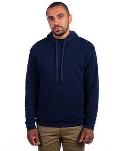 Next Level Apparel 9304 Adult Sueded French Terry Pullover Sweatshirt - Midnight Navy - HIT a Double