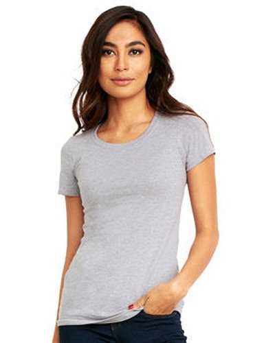 Next Level Apparel N1510 Ladies&#39; Ideal T-Shirt - Heather Gray - HIT a Double