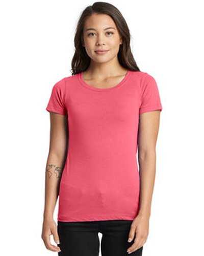 Next Level Apparel N1510 Ladies&#39; Ideal T-Shirt - Hot Pink - HIT a Double
