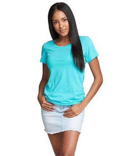 Next Level Apparel N1510 Ladies&#39; Ideal T-Shirt - Tahiti Blue - HIT a Double