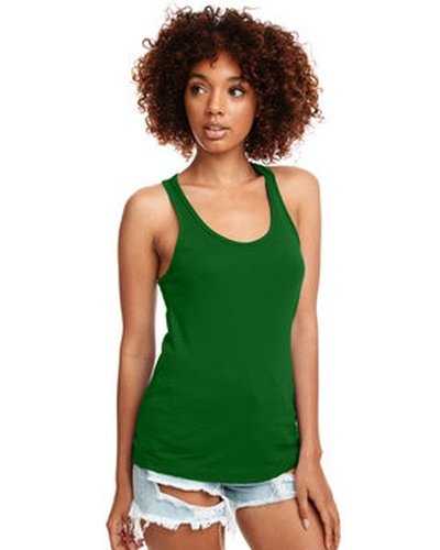 Next Level Apparel N1533 Ladies&#39; Ideal Racerback Tank - Kelly Green - HIT a Double