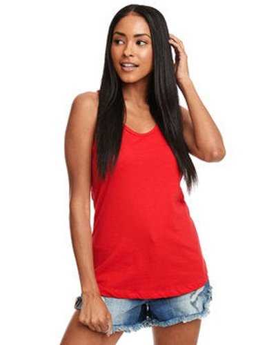 Next Level Apparel N1533 Ladies&#39; Ideal Racerback Tank - Red - HIT a Double