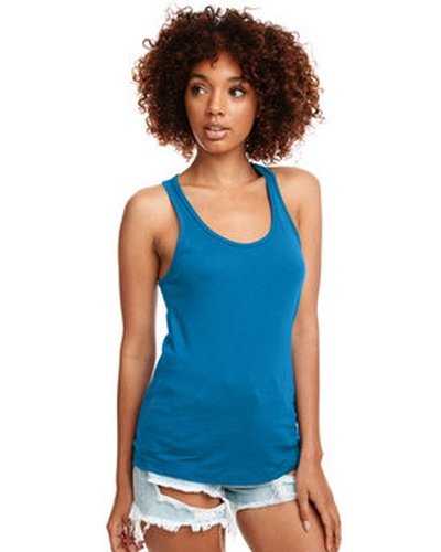 Next Level Apparel N1533 Ladies&#39; Ideal Racerback Tank - Turquoise - HIT a Double