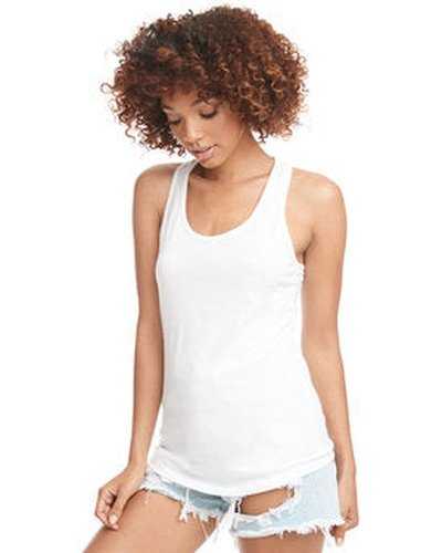Next Level Apparel N1533 Ladies' Ideal Racerback Tank - White - HIT a Double