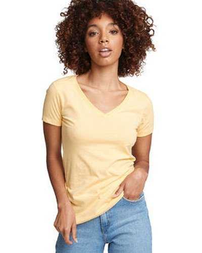 Next Level Apparel N1540 Ladies&#39; Ideal V - Banana Cream - HIT a Double