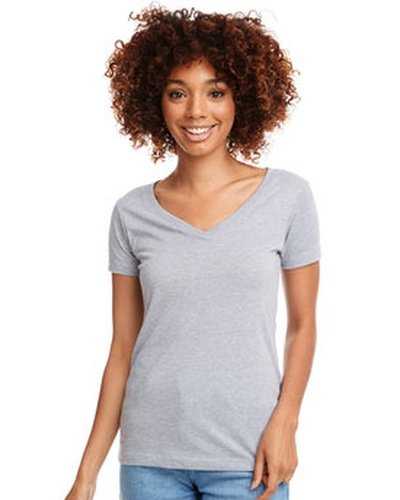 Next Level Apparel N1540 Ladies' Ideal V - Heather Gray - HIT a Double