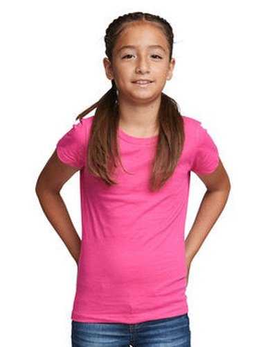 Next Level Apparel N3710 Youth Girls Princess T-Shirt - Raspberry - HIT a Double