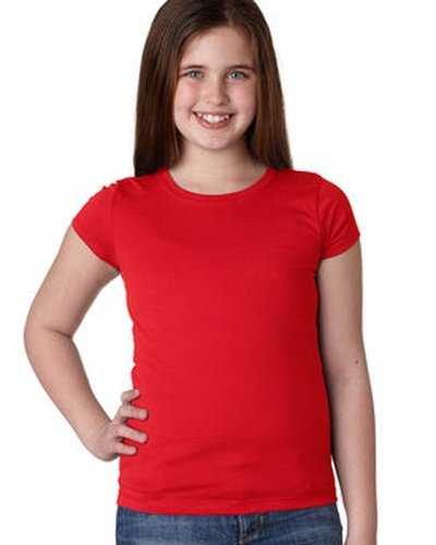 Next Level Apparel N3710 Youth Girls Princess T-Shirt - Red - HIT a Double