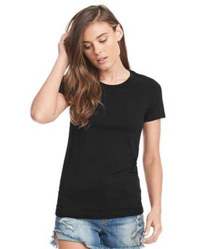 Next Level Apparel N3900 Ladies' Boyfriend T-Shirt - Black - HIT a Double