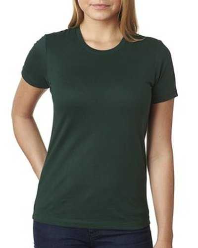 Next Level Apparel N3900 Ladies&#39; Boyfriend T-Shirt - Forest Green - HIT a Double