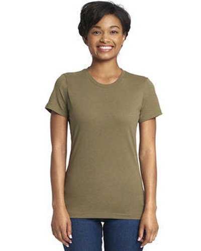 Next Level Apparel N3900 Ladies' Boyfriend T-Shirt - Military Green - HIT a Double