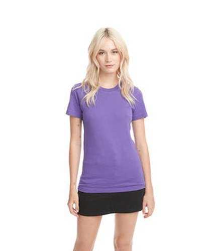 Next Level Apparel N3900 Ladies&#39; Boyfriend T-Shirt - Purple Rush - HIT a Double