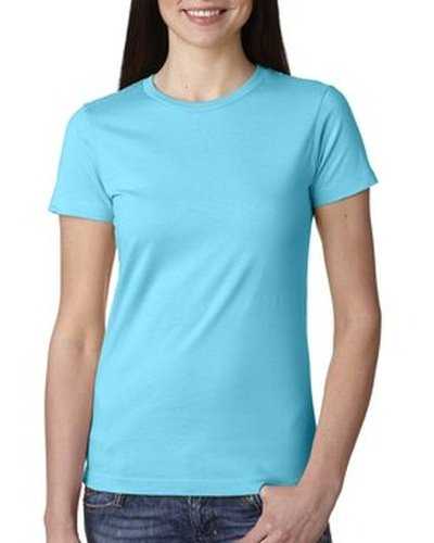 Next Level Apparel N3900 Ladies' Boyfriend T-Shirt - Tahiti Blue - HIT a Double