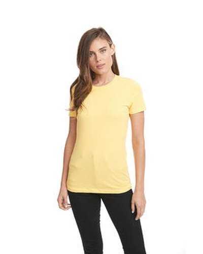 Next Level Apparel N3900 Ladies' Boyfriend T-Shirt - Vibrant Yellow - HIT a Double