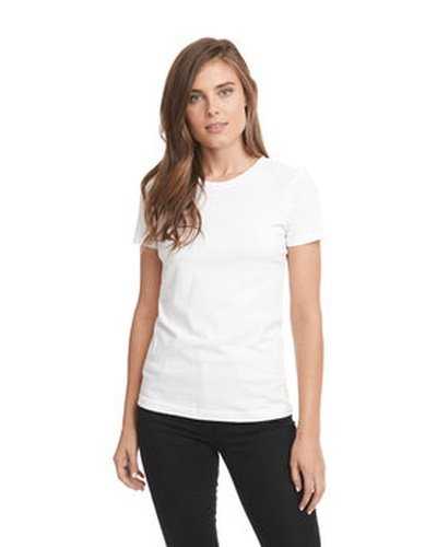 Next Level Apparel N3900 Ladies&#39; Boyfriend T-Shirt - White - HIT a Double