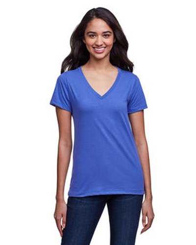 Next Level Apparel N4240 Ladies&#39; Eco Performance T-Shirt - Heather Sapphire - HIT a Double