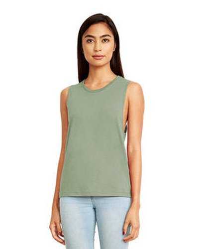 Next Level Apparel N5013 Ladies&#39; Festival Muscle Tank - Stonewash Green - HIT a Double