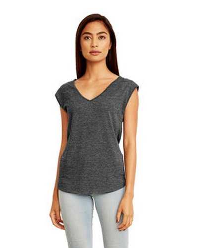 Next Level Apparel N5040 Ladies' Festival Sleeveless V - Charcoal - HIT a Double