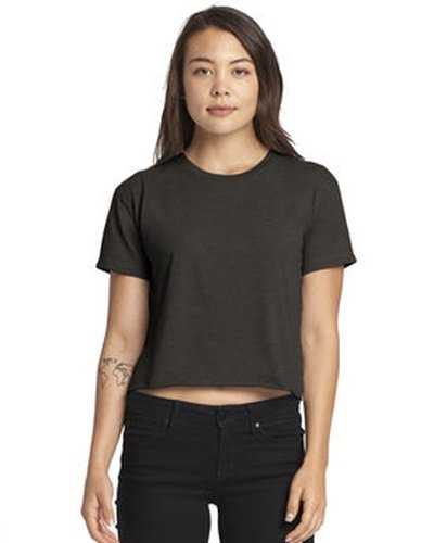 Next Level Apparel N5080 Ladies' Festival Cali Crop T-Shirt - Charcoal - HIT a Double