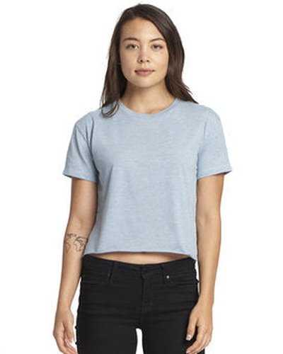 Next Level Apparel N5080 Ladies' Festival Cali Crop T-Shirt - Stonewash Denim - HIT a Double