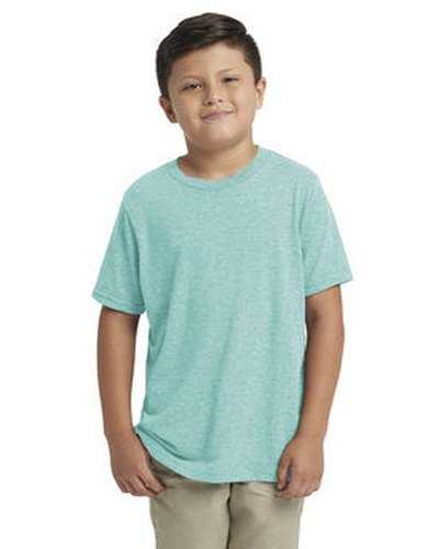 Next Level Apparel N6310 Youth Triblend Crew - Tahiti Blue - HIT a Double