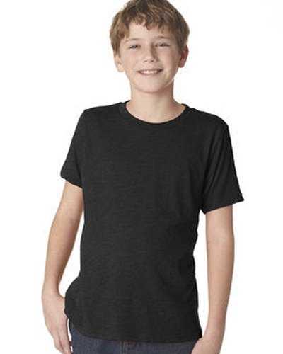 Next Level Apparel N6310 Youth Triblend Crew - Vintage Black - HIT a Double
