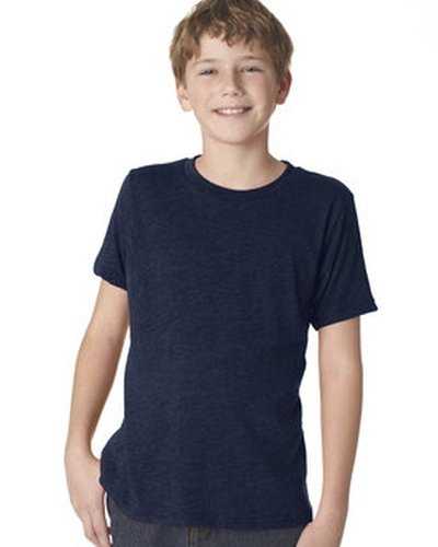 Next Level Apparel N6310 Youth Triblend Crew - Vintage Navy - HIT a Double