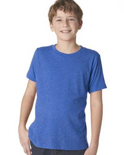 Next Level Apparel N6310 Youth Triblend Crew - Vintage Royal - HIT a Double