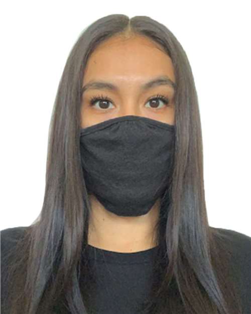 Next Level M100 Face Mask Pkg 48 - Heather Black - HIT a Double