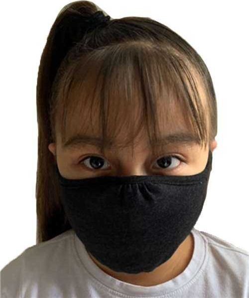 Next Level M101 Youth Face Mask Pkg 48 - Heather Black - HIT a Double