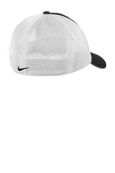 Nike NKAO9293 Dri-FIT Mesh Back Cap - Black White - HIT a Double - 1