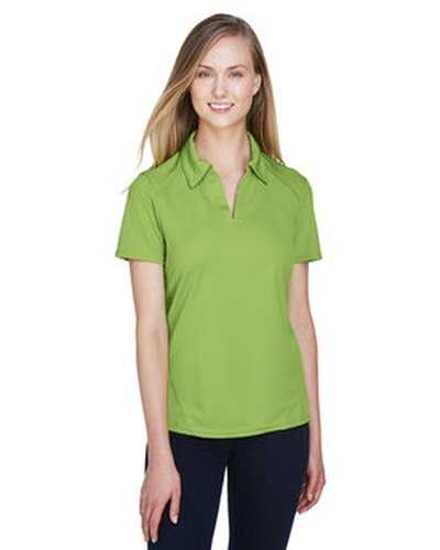 North End 78632 Ladies' Recycled Polyester Performance Pique Polo - Cactus Green - HIT a Double