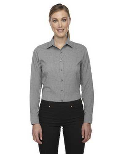 North End 78802 Ladies&#39; Mlange Performance Shirt - Light Heather - HIT a Double