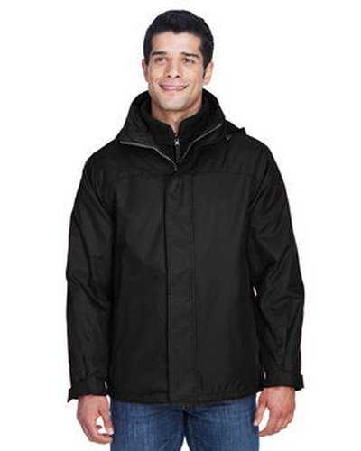 North End 88130 Adult 3-In-1 Jacket - Black - HIT a Double