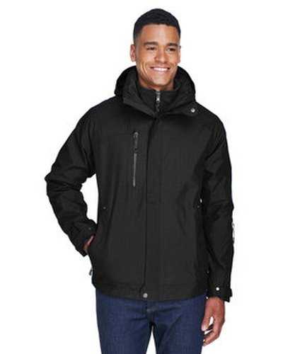 North End 88178 Men&#39;s Caprice 3-In-1 Jacket with Soft Shell Liner - Black - HIT a Double