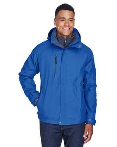 North End 88178 Men's Caprice 3-In-1 Jacket with Soft Shell Liner - Nautical Blue - HIT a Double