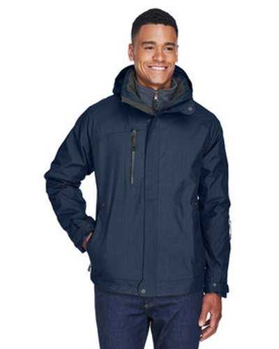 North End 88178 Men's Caprice 3-In-1 Jacket with Soft Shell Liner - Navy - HIT a Double